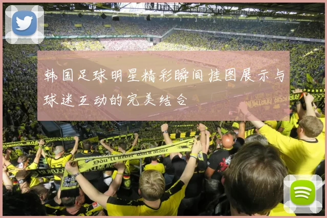 韩国足球明星精彩瞬间挂图展示与球迷互动的完美结合