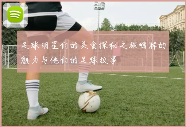 足球明星们的美食探秘之旅鸭脖的魅力与他们的足球故事