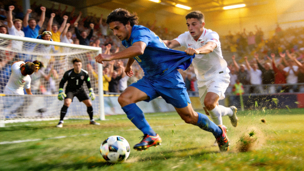 足球比赛精彩集锦画面